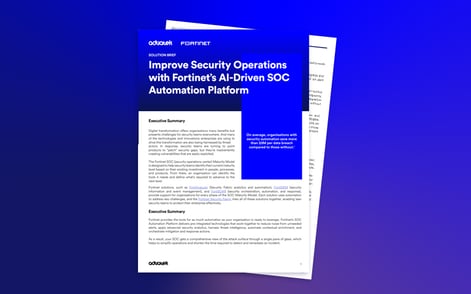 Improve Security Operations with Fortinet’s AI-Driven SOC Automation Platform